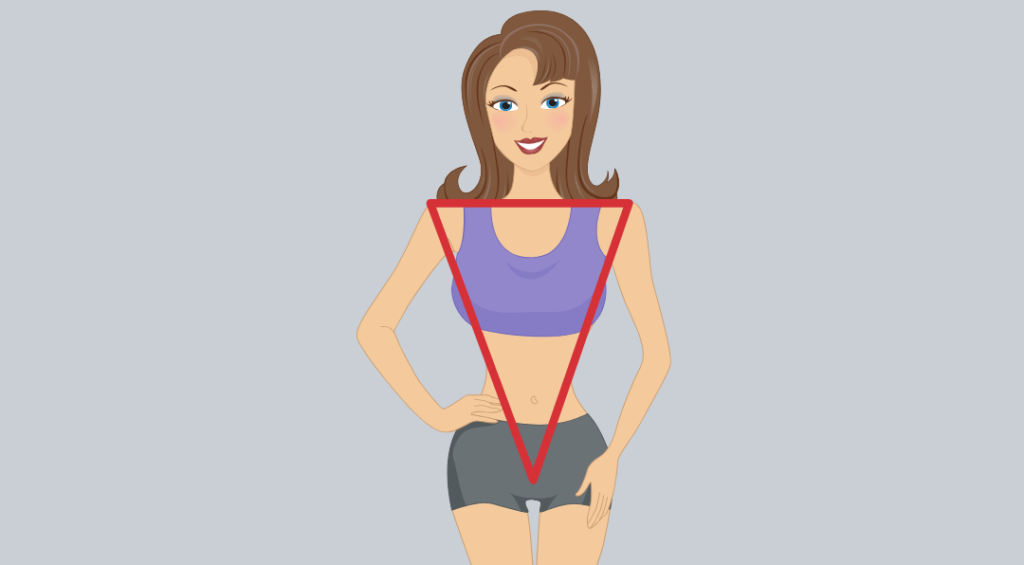 Inverted Triangle Female Body Type